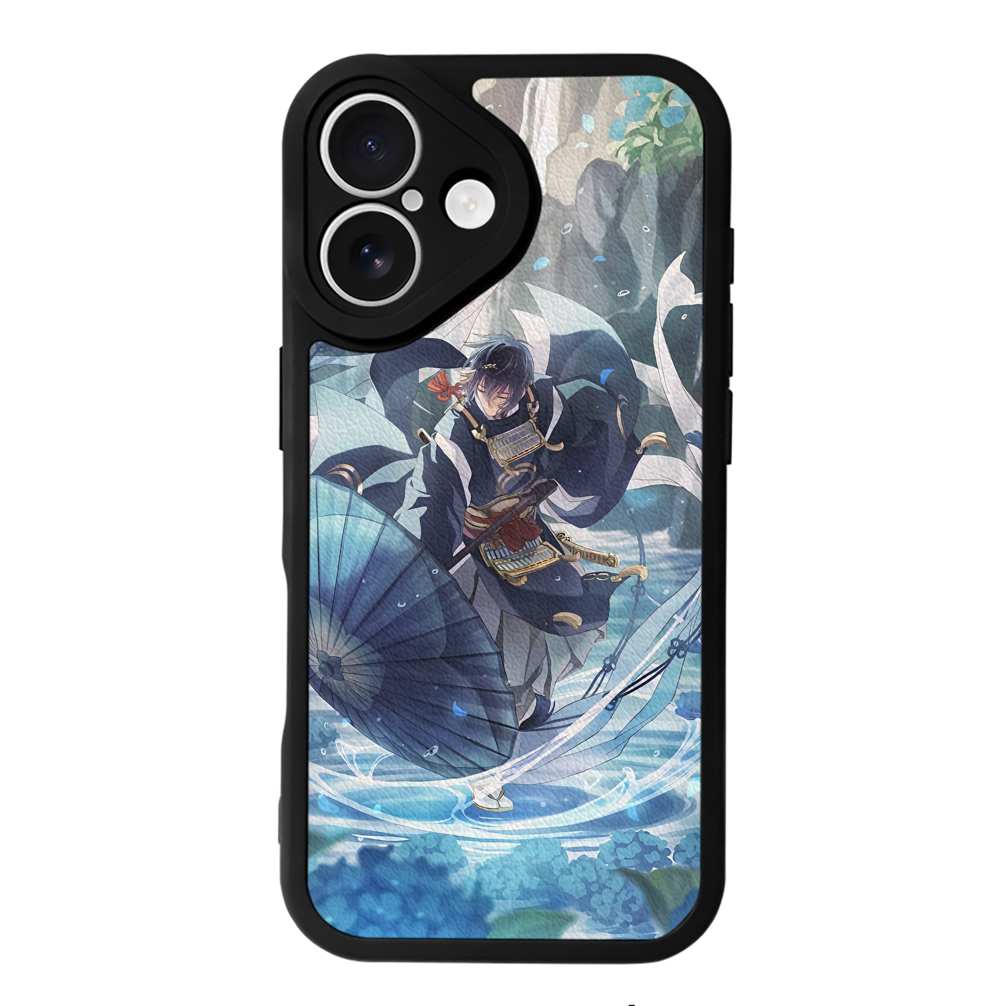 （画像用） 刀剣乱舞 Touken Ranbu 【iPhone 16シリーズ対応】シリコンスマホケース（レザー調） 材質：シリコン